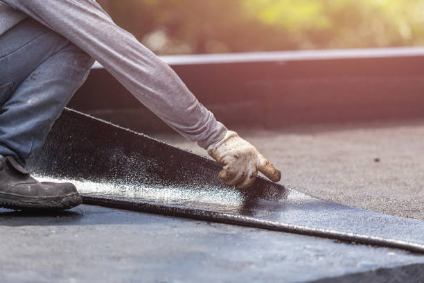 Professional Waterproofing technician working in Rolling Prairie, IN